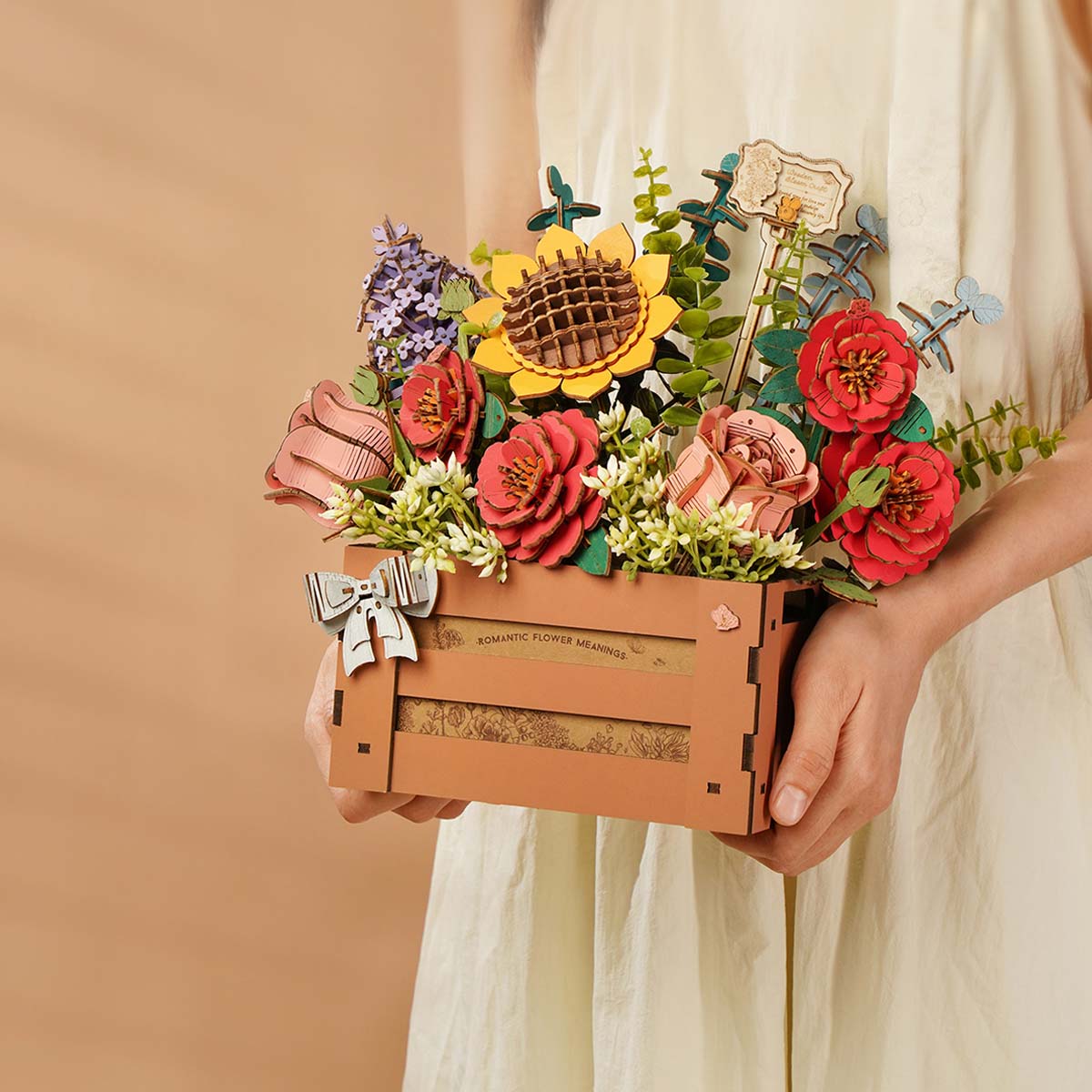 Sashura™ Premium Wooden Bloom Box - Everlasting DIY Floral Decor by Sashura Premium