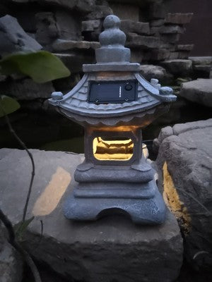 Sashura™ Premium Zen Garden Akiiko Solar Lamp - Outdoor Lighting by Sashura Premium