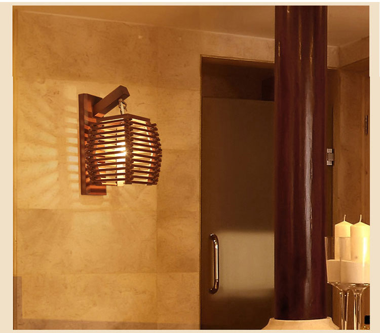 Sashura™ Zen Bamboo Koemji Wall Lamp - Traditional Japanese Ambiance by Sashura Premium