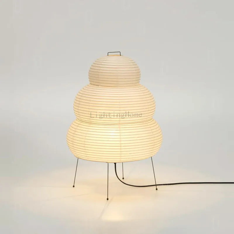Sashura™ Zen Sculptural Paper Table Lamp - Warm Ambient Glow by Sashura Premium