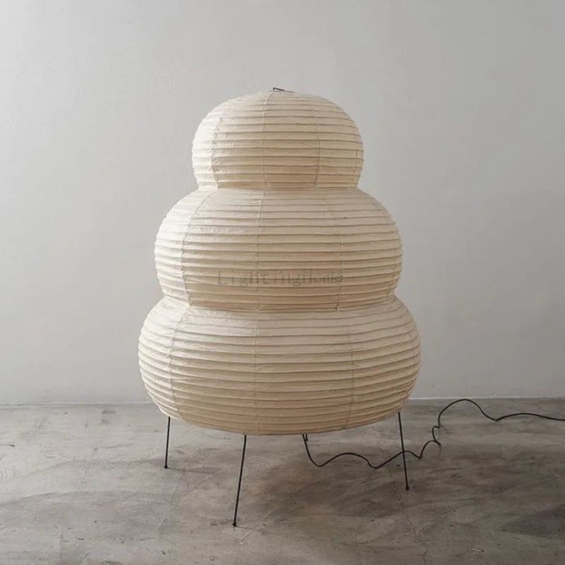 Sashura™ Zen Sculptural Paper Table Lamp - Warm Ambient Glow by Sashura Premium